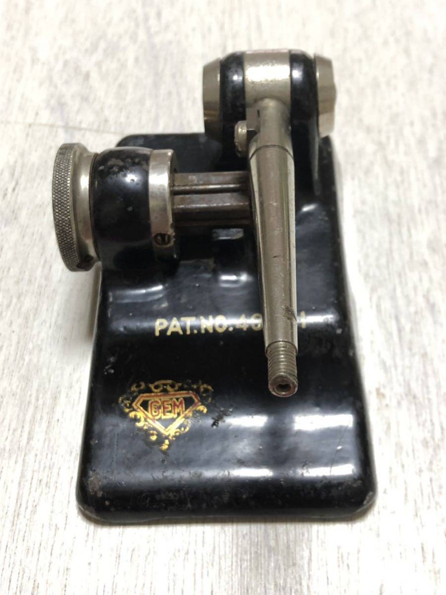 時計修理用工具 GEM ゼム PAT NO.435111 スチールバンドカッター 時計 