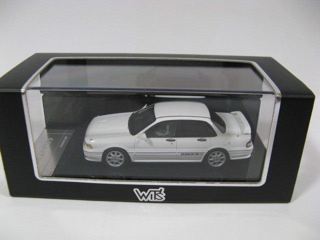 【未使用】WiT's 1/43 三菱 ギャラン VR-4 ソフィア・ホワイト（W366）