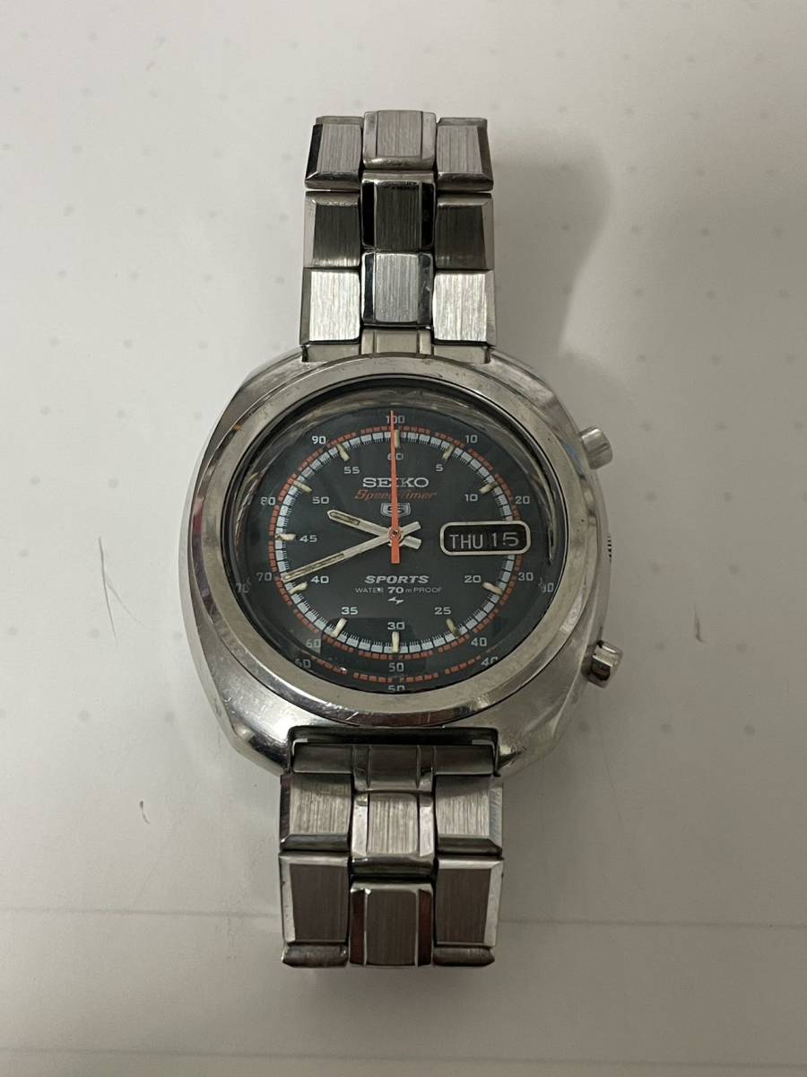 SEIKO 5 Speed-Timer セイコー SPORTS WATER70m PROOF 7017-8000