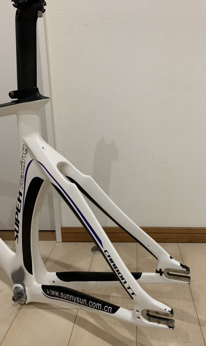 CARBON TT STPER Racingカーボントラックフレーム ピストフレーム 競輪