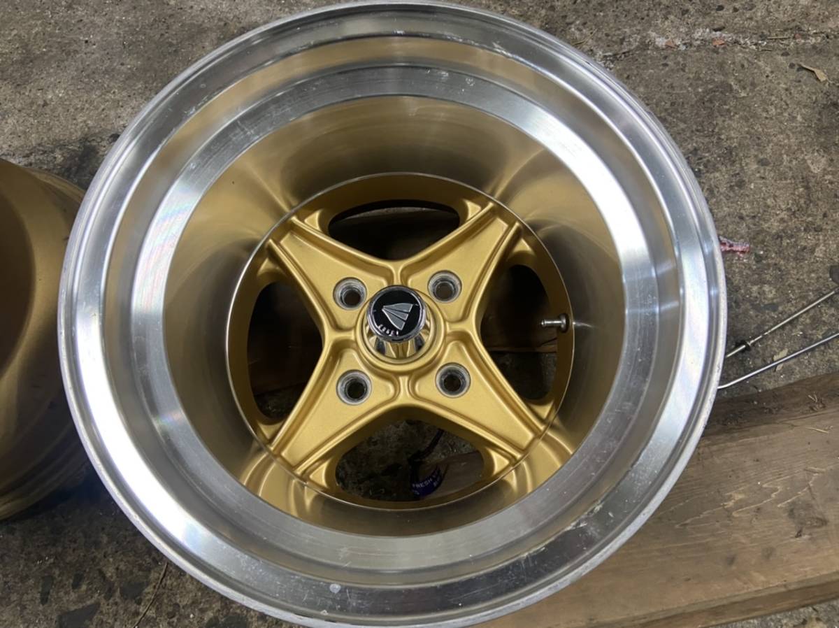 レーシングハート ホイール 14インチ 10J -36 PCD114.3 4穴 2本 旧車 
