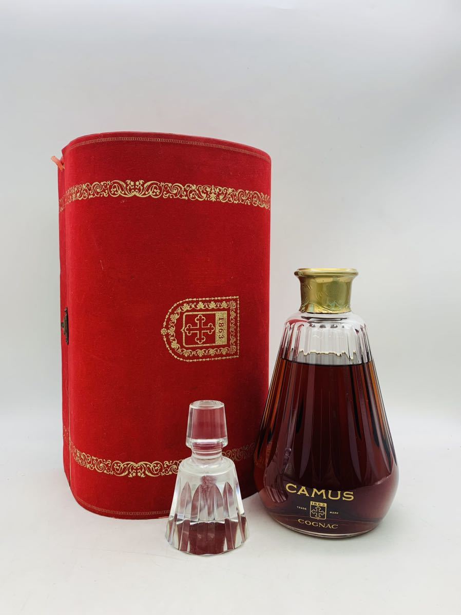 未開栓】CAMUS カミュ カラフェ バカラボトル コニャック ブランデー