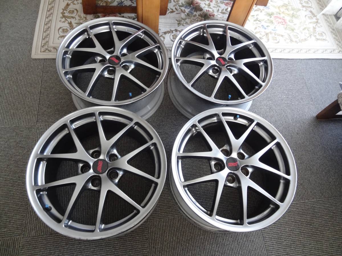 スバル純正BBS 18インチ インプレッサWRX sti 鍛造4本