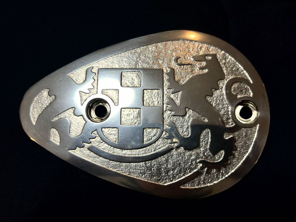 Z1 Z2 KZ 彫刻 中古 ブローバイ カバー 深彫り 送料無料 純正ベース Z1 Z2 KZ 中古 彫刻 深彫り レリーズカバー オイルポンプカバー バフ