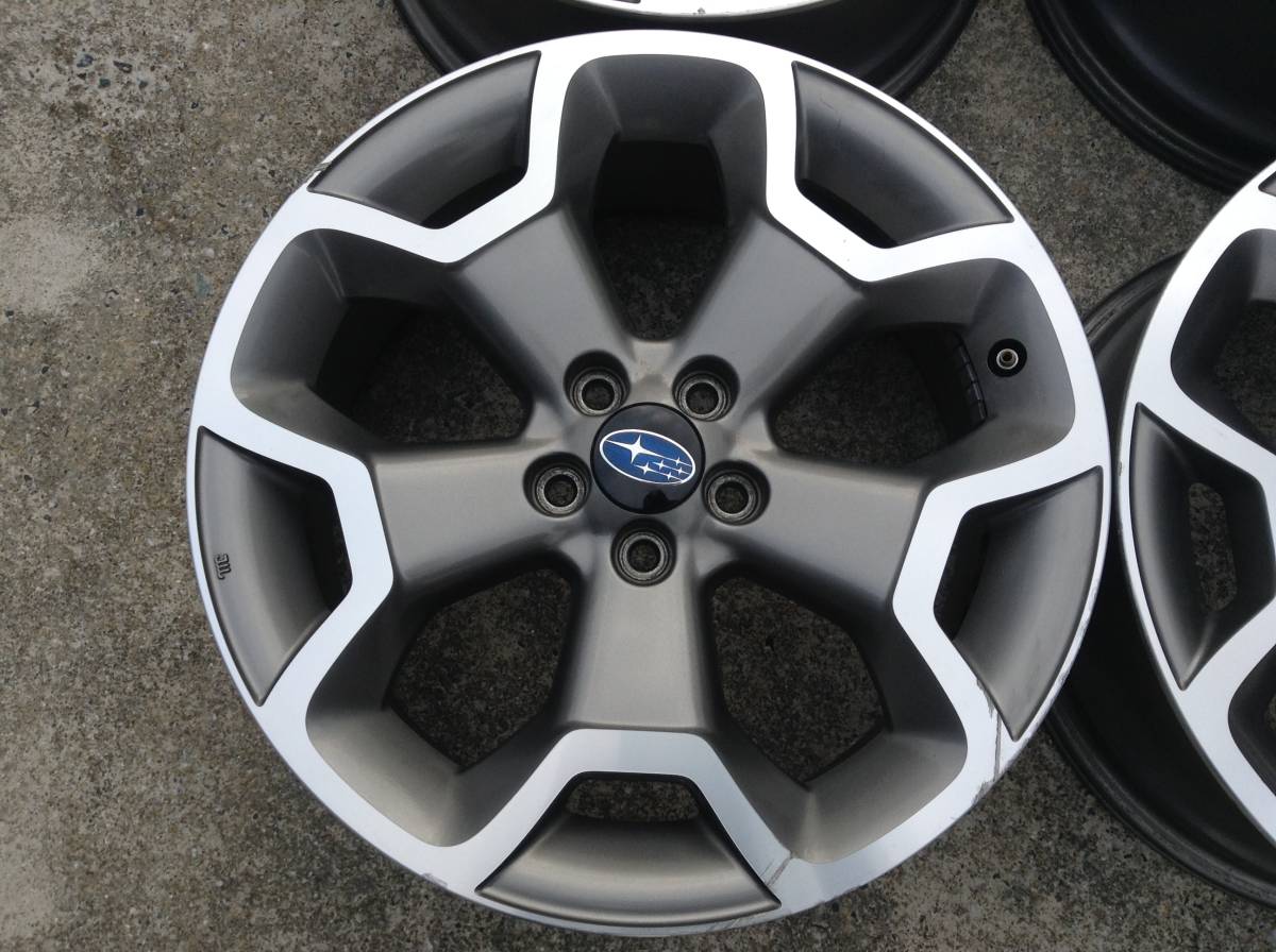スバル XV 純正アルミホイールスタッドレスタイヤ4本セット225/55R17 