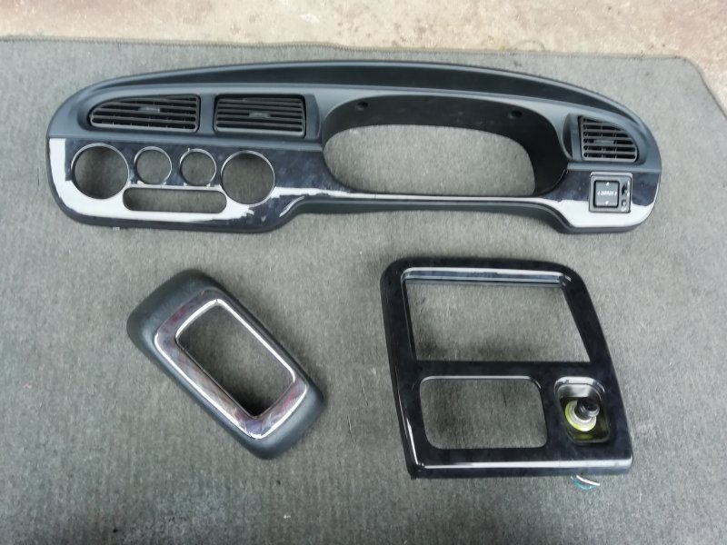 L700黒木目パネルセット H14 ミラジーノ L700S 黒ウッド センター