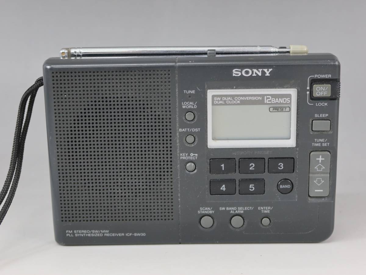 ジャンク品 SONY FM/AM/ラジオNIKKEI ポータブルラジオ ICF-EX5MK2 ※音