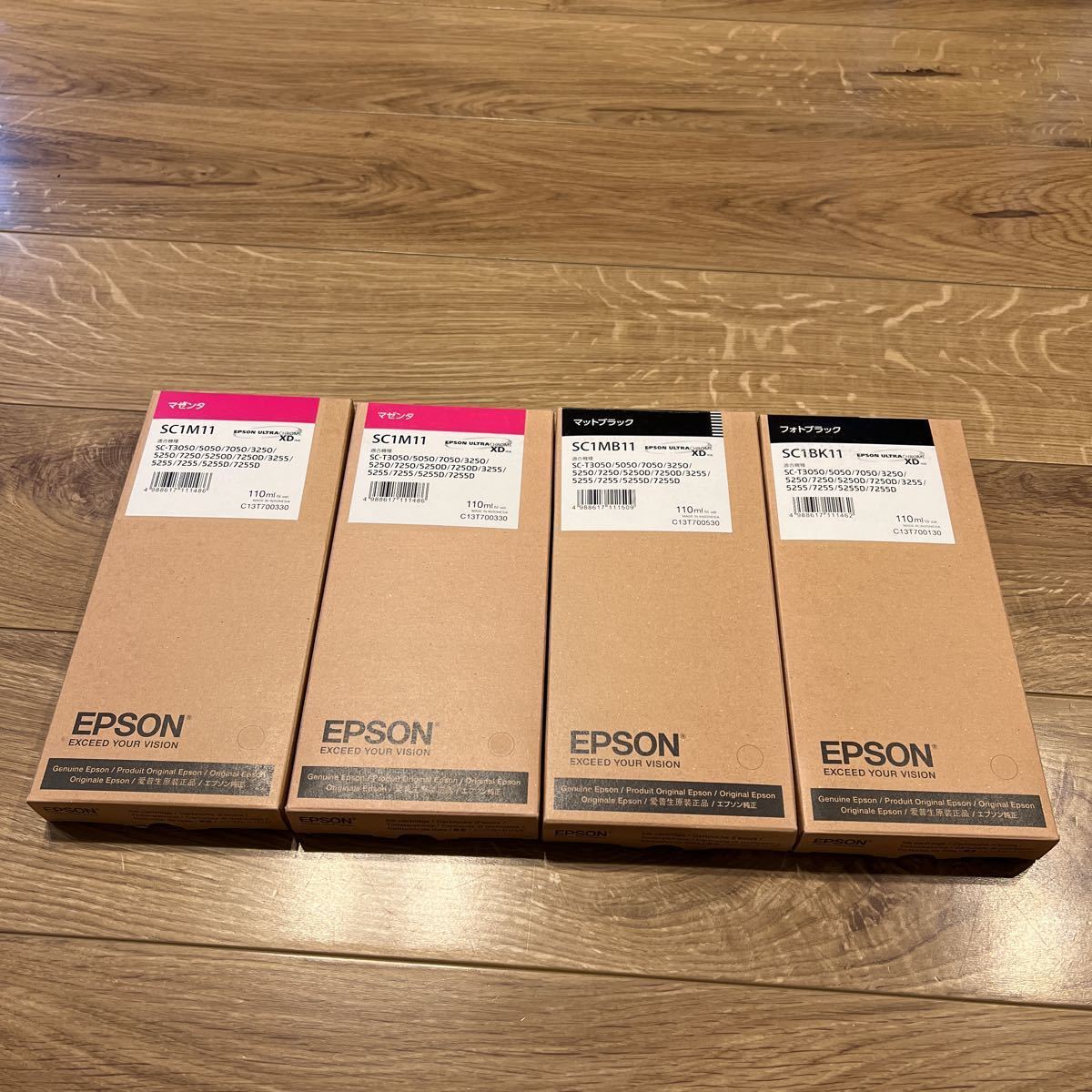未使用】EPSON SC1M11 SC1BK11 エプソン純正インク EPSON エプソン