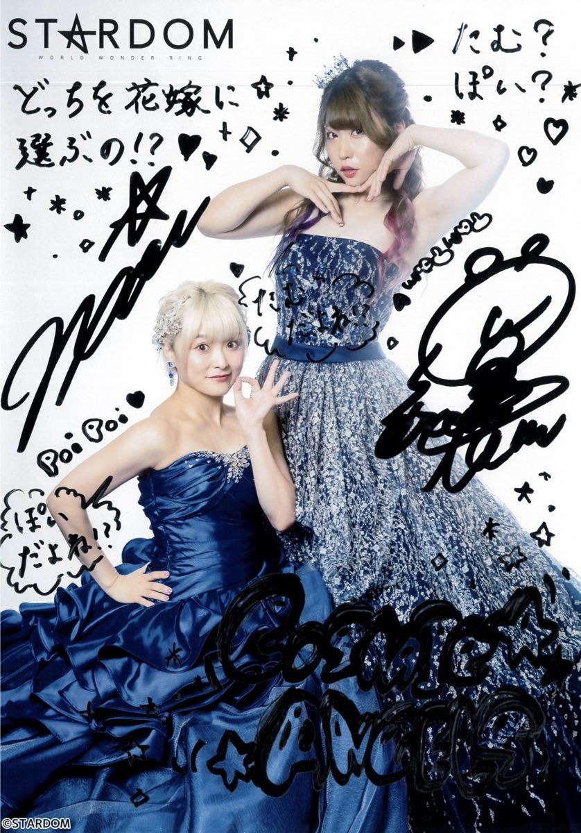 なつぽい 直筆サイン入り 中野たむ STARDOM スターダム 女子プロレス