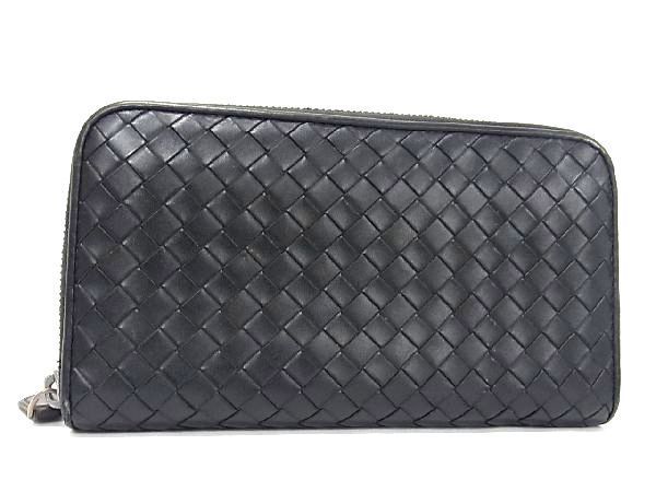 1円 BOTTEGA VENETA ボッテガヴェネタ イントレチャート レザー