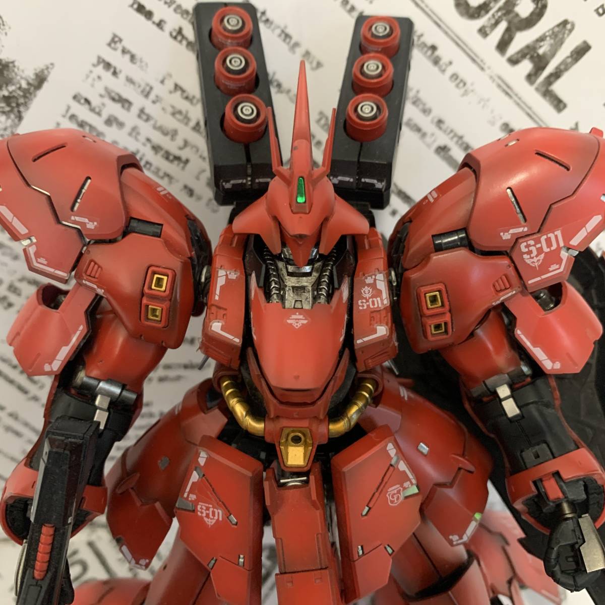 RG サザビー 全塗装 完成品 機動戦士ガンダム ガンプラ RG サザビー