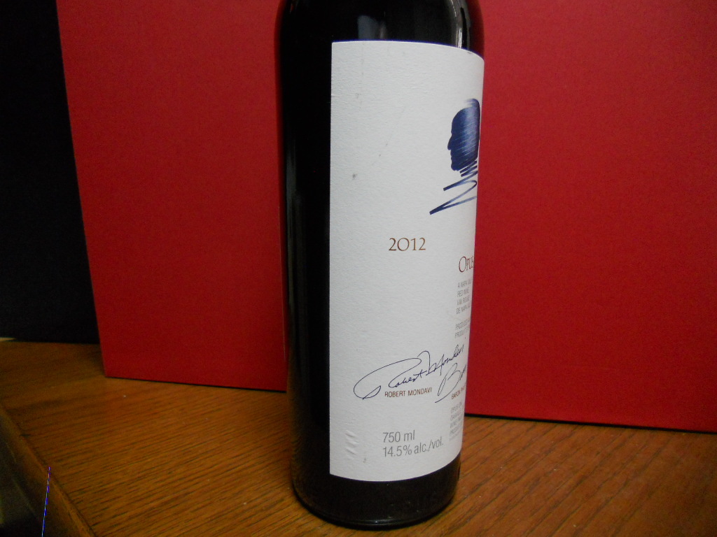 未開栓】OPUS ONE オーパスワン 2012 赤 ワイン 750ml 14.5% 10323393