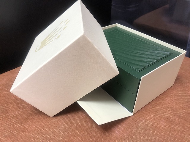 ロレックス 純正 箱 ウォッチ ボックス Watch Box ケース 緑 グリーン