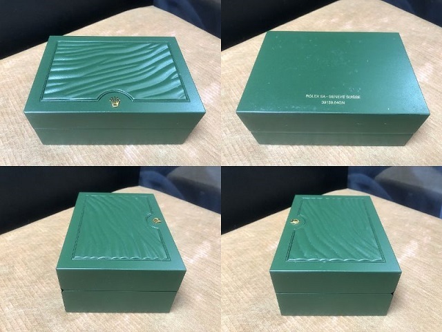 ロレックス 純正 箱 ウォッチ ボックス Watch Box ケース 緑 グリーン