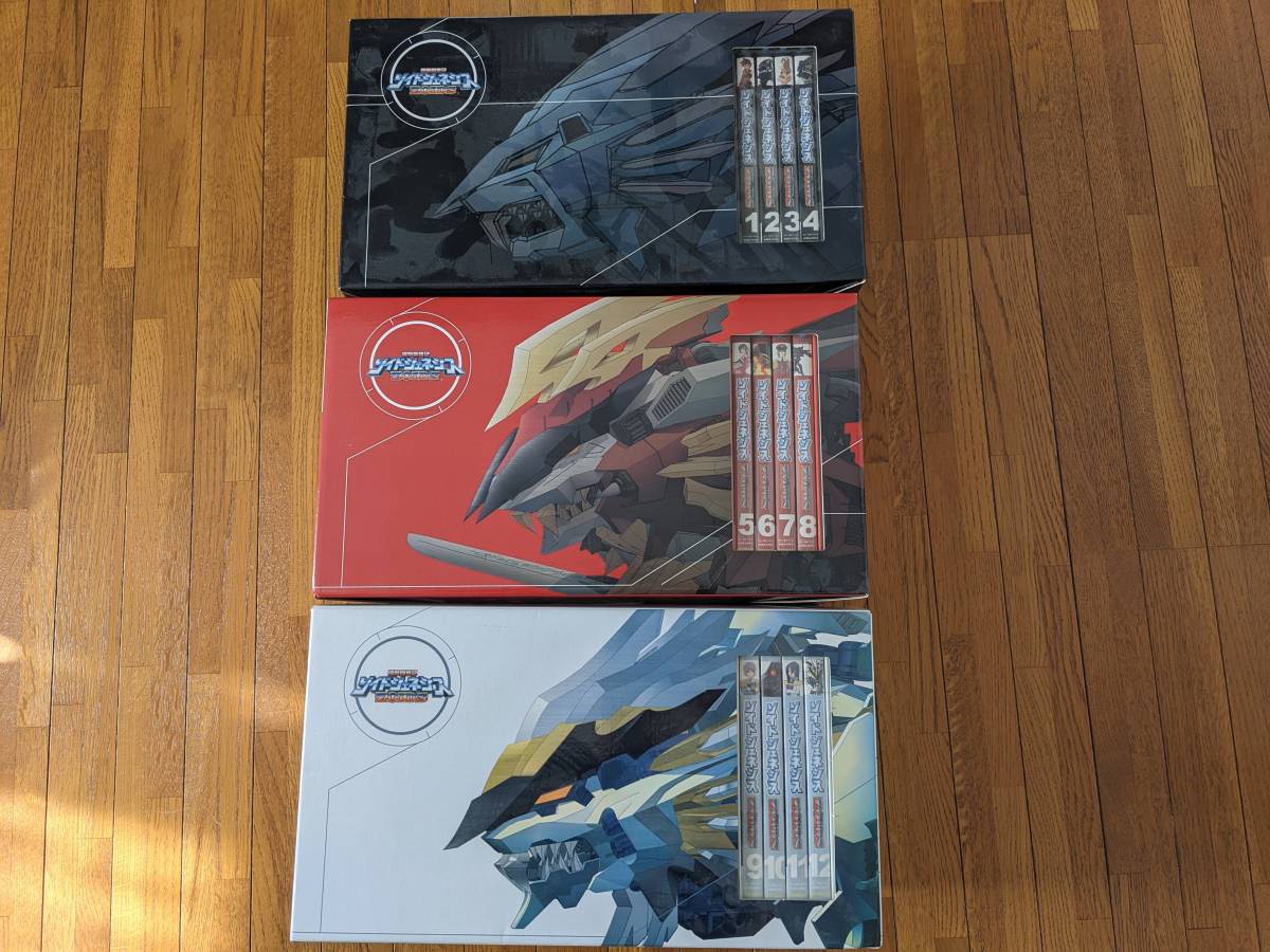 ゾイドジェネシス DVD SPECIAL BOX DVD-BOX 全3巻セット フィギュア付き 中古