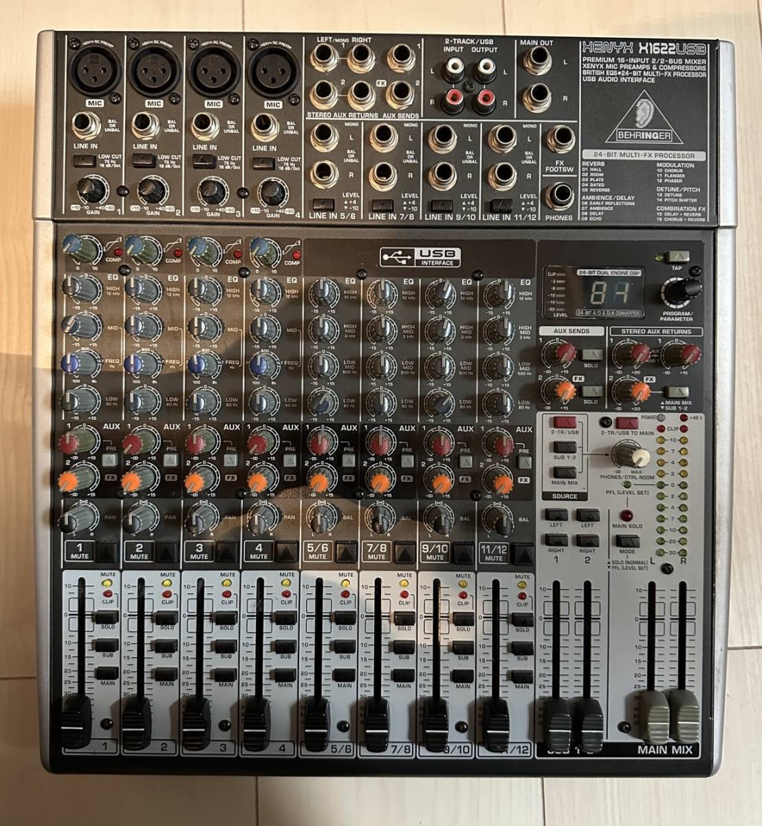 サ5384M☆YAMAHA ヤマハ アナログミキサー MIXICG CONSOLE MX12/4