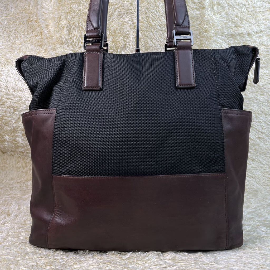 1円【美品・超稀少】TUMI トゥミ トートバッグ ビジネスバッグ レザー