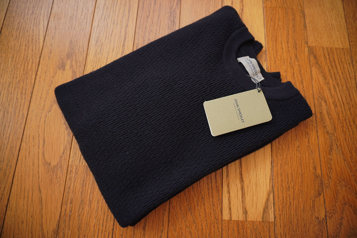 【定番，SALE】 定価39 600円 JOHN SMEDLEY ジョン スメドレー 24G サーマルニット メリノウール 生成り サイズM A4444(セーター)｜売買されたオークション情報、yahooの商品情報をアーカイブ公開 - オークファン 男性用