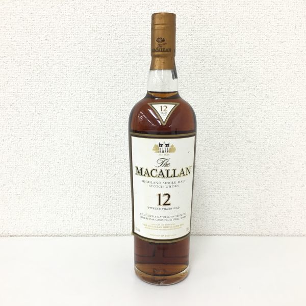 K018-H18-74 【未開栓】THE MACALLAN ザ マッカラン ハイランド SINGLE MALT シングルモルト 12年 スコッチウイスキー 古酒 700ml 40%