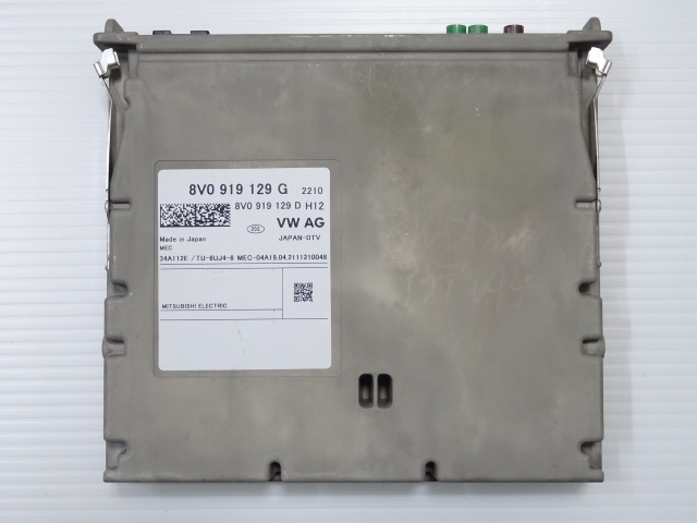 2022 アウディA4 8WDDWF 純正 地デジチューナー テレビチューナー 8V0 919 129 G 8V0 919 129 D