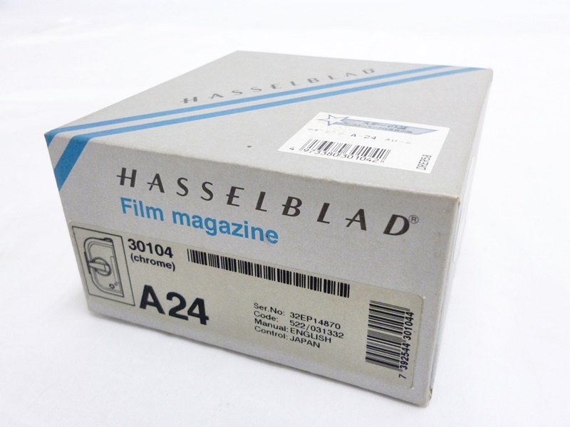 △ (7) HASSELBLAD ハッセルブラッド A24-6×6 フィルムマガジン 箱付き