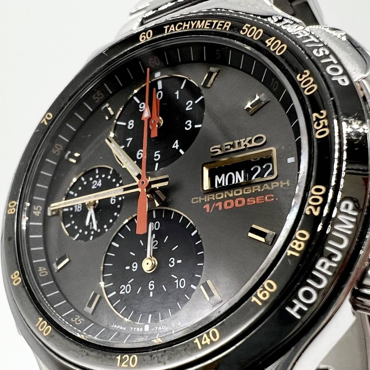 9319/ SEIKO 7T59-7A00 セイコー SPEEDMASTER スピードマスター クロノ 