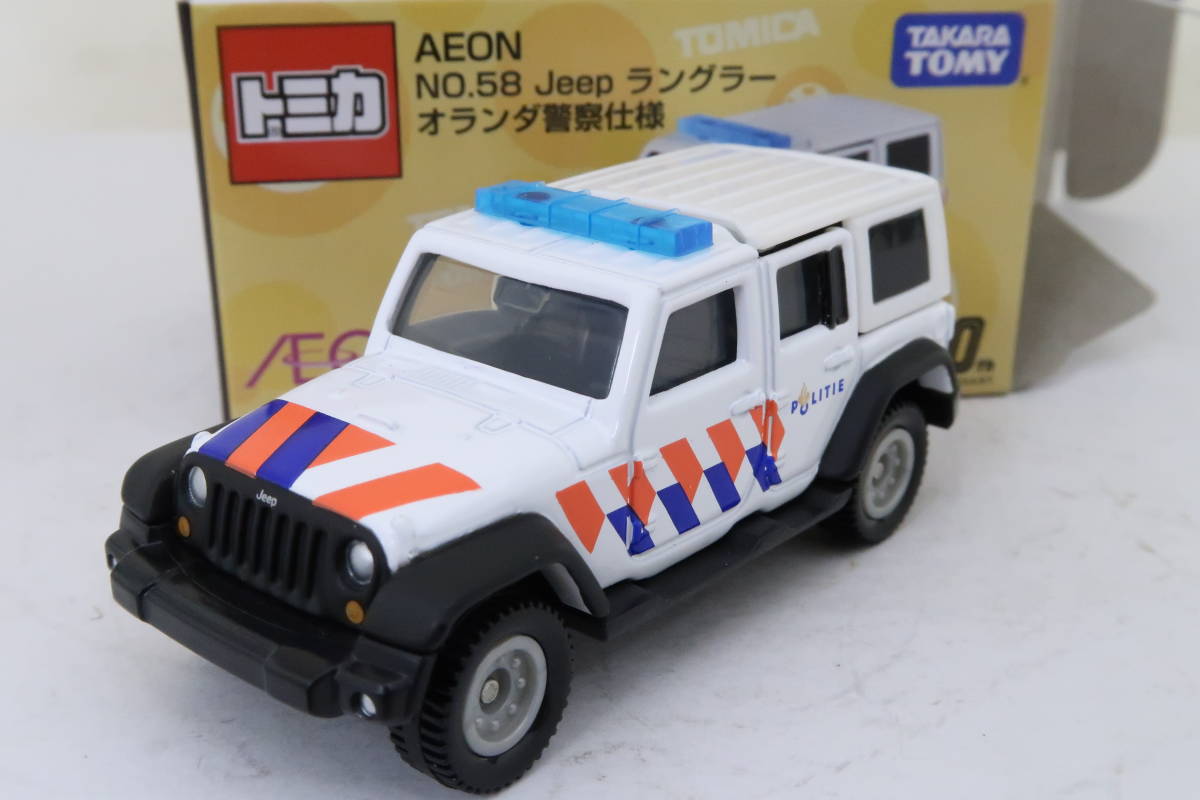 イオントミカ JEEP WRANGLER ジープ ラングラー オランダ警察仕様 箱付 