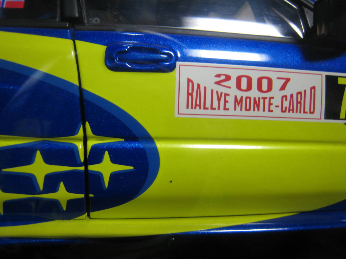 オートアート 1/18 スバル インプレッサ WRC 2007年 モンテカルロ 