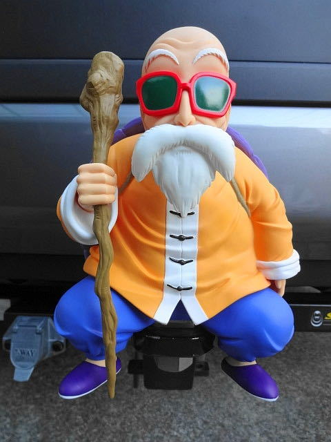 ■ヒッチボールカバー ★でっかい亀仙人 ドラゴンボール【ヒッチメンバー・スノーモービル・トレーラー・950登録・水上バイク・船舶免許】