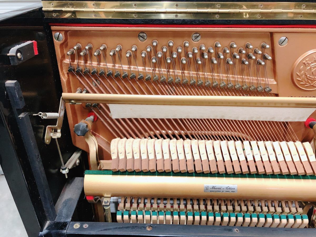 KAWAI カワイ アップライトピアノ US-80 3本ペダル ピアノ 鍵盤楽器 