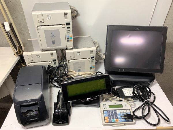 事務・店舗用品 TOSHIBA TEC オーダーエントリー端末 3台セット ジャンク品
