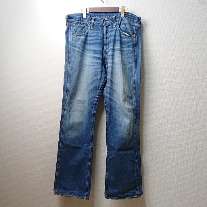 EVISU エヴィス 9100 レギュラーストレート デニムパンツ 色落ち加工