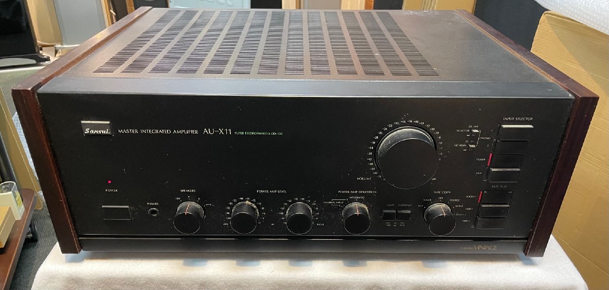 SANSUI サンスイ AU-X11 プリメインアンプジャンク品 一般 アンプ