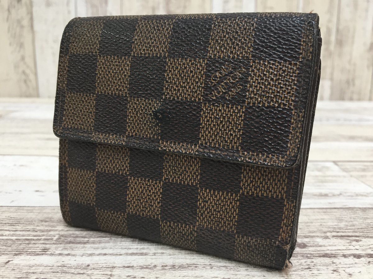 168A LOUIS VUITTON ルイヴィトンダミエ N61654 ポルトフォイユ 