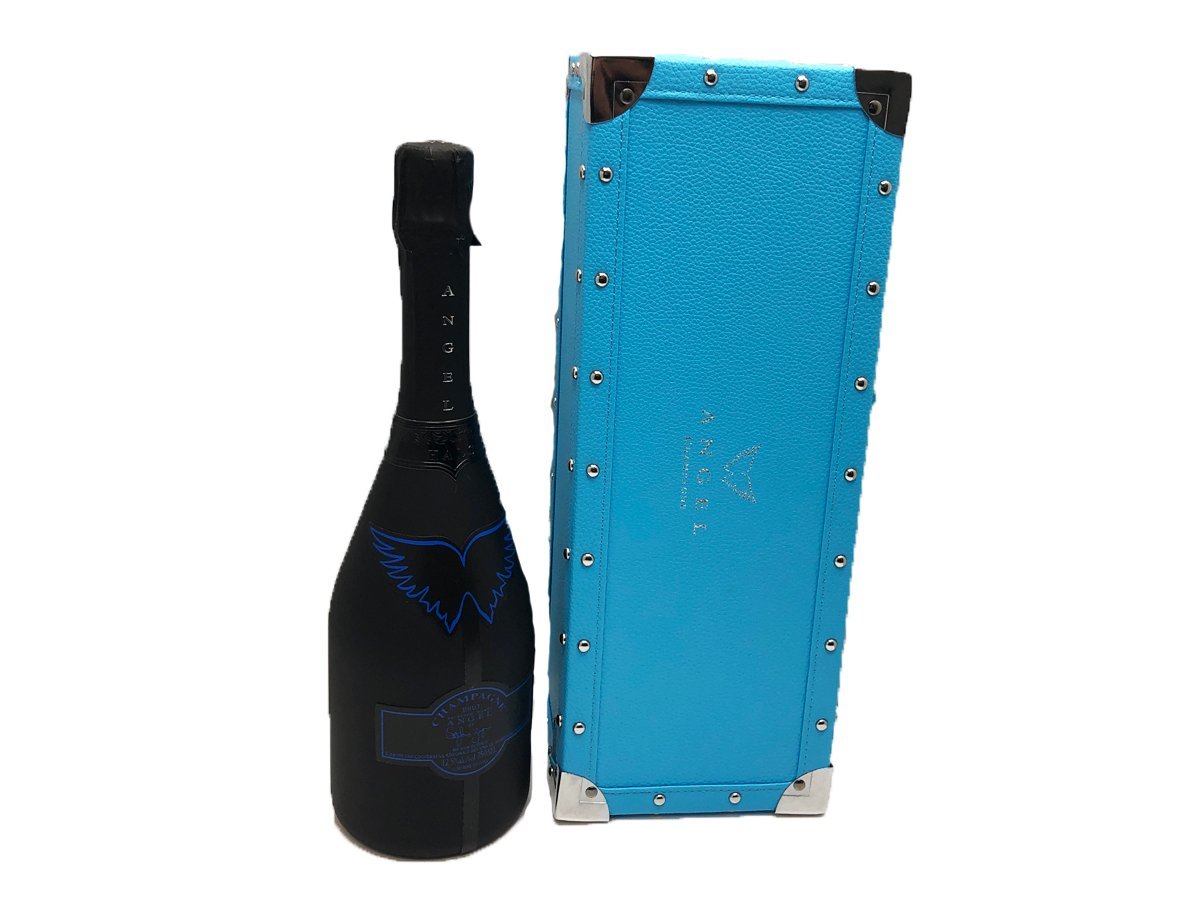 ANGEL CHAMPAGNE NV Brut HALO Blue【未開栓】 1円スタート!!電池切れ 