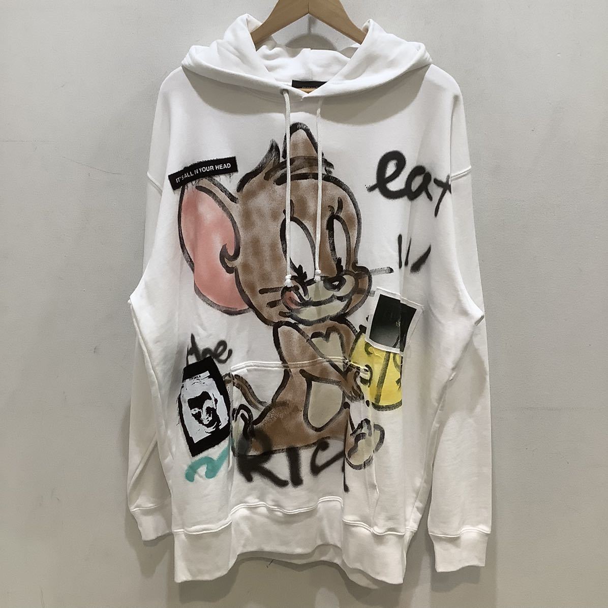 GUERNIKA ゲルニカ パーカー トムとジェリー ホワイト サイズXL 572288