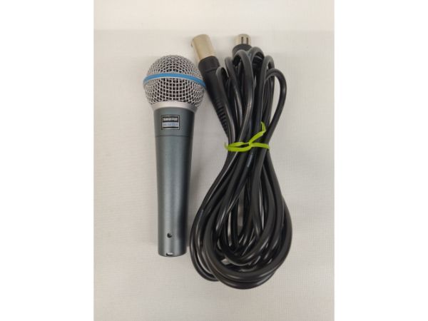 ★28 【現状品】 SHURE BETA58A ダイナミックマイクロフォン シュア カラオケ マイク オーディオ機器