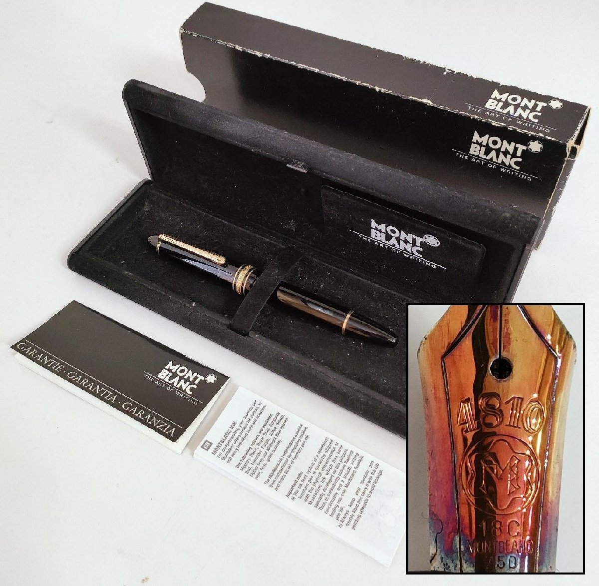 H/K1 円～！美品 保管品『ヴィンテージ MONTBLANC 万年筆 MEISTERSTUCK