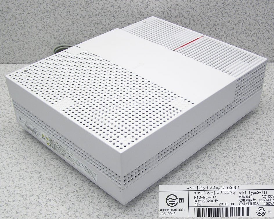 □NTT αN1 19年製主装置 N1M-ME-(1)/NXSM-4BRU/SLU/