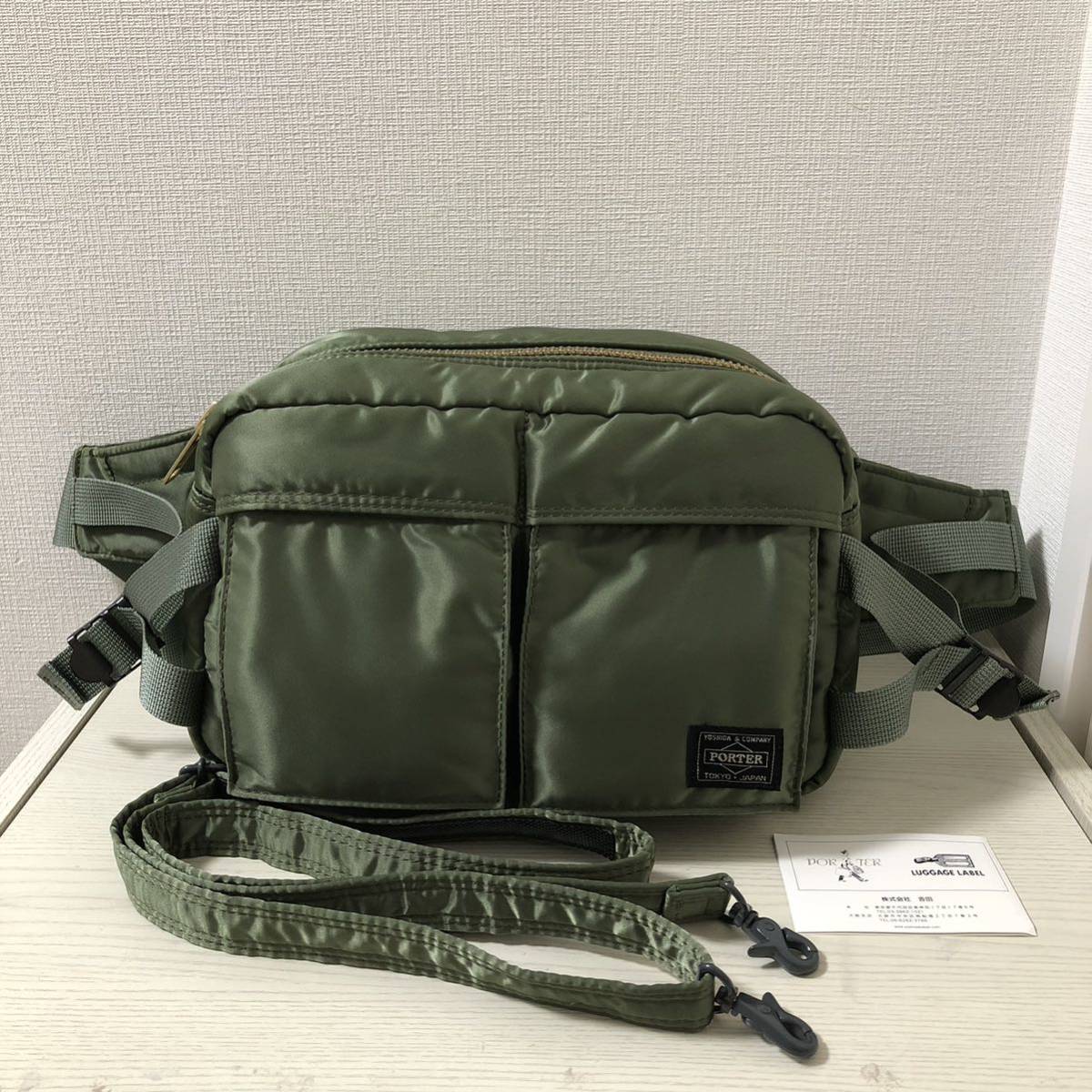 新品同様】定価20，350円 ポーター タンカー ボディバッグ PORTER