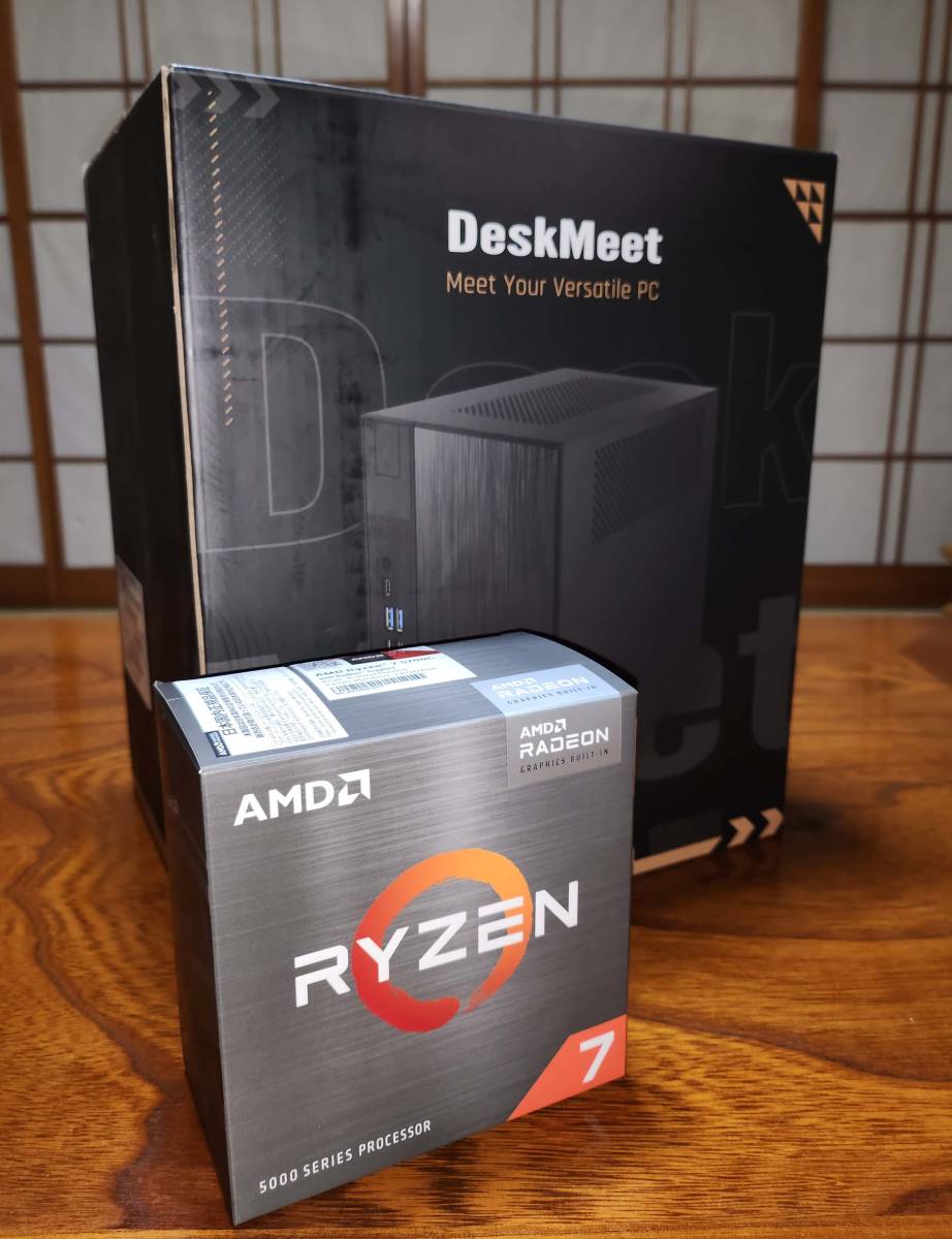 ☆ASRock DESKMEET X300 / B / BB / BOX / JP AMD Ryzen 7 5700G 