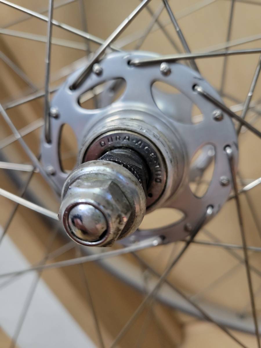 リア120/110選択可 NJS DURA-ACE 前後セット ピスト ホイール トラック 