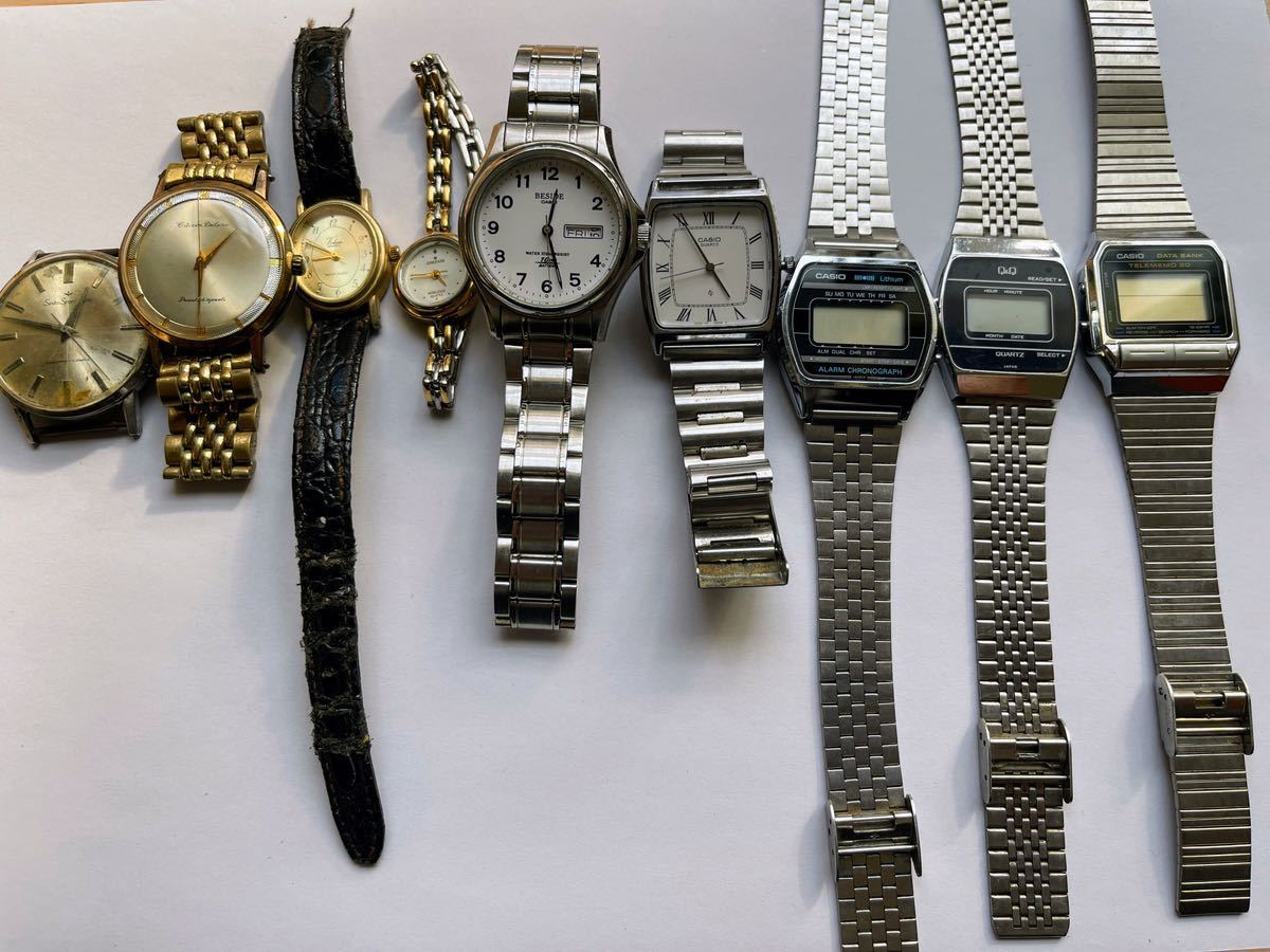 CITIZEN メンズ腕時計 カシオ腕時計 婦人腕時計まとめ売り9セット 