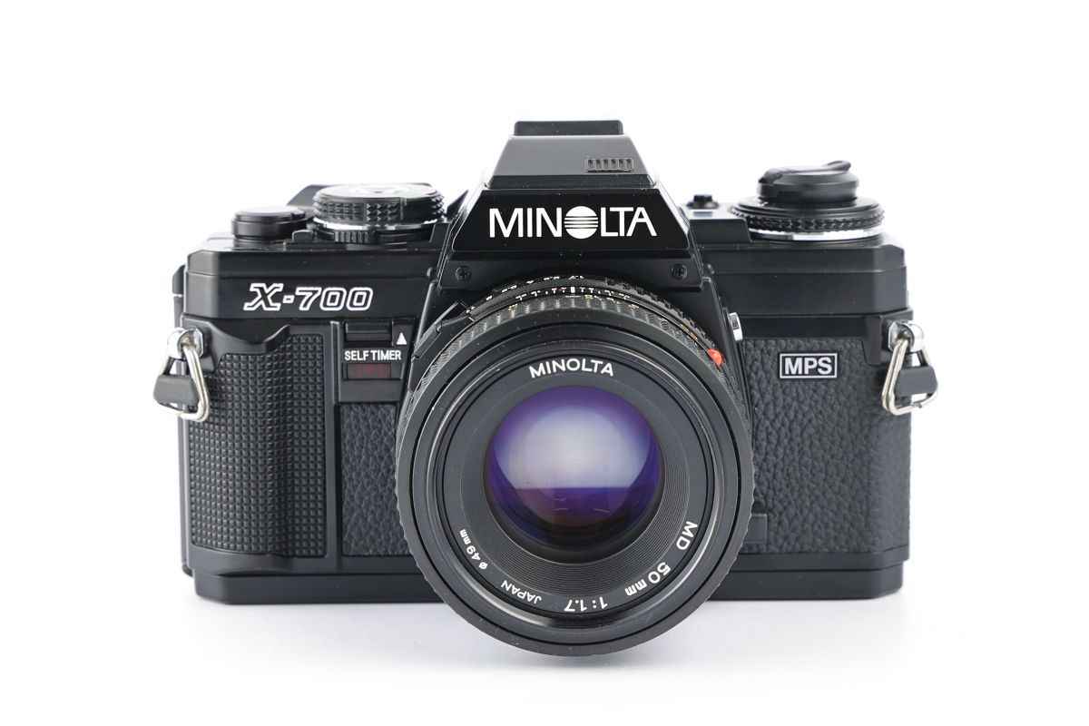04304cmrk MINOLTA New X-700 + New MD 50mm F1.4 MF一眼レフカメラ 標準レンズ