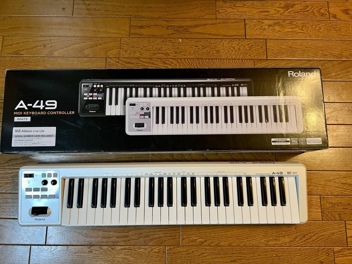 Roland ローランド/A-49 WH ホワイト 49鍵盤MIDIキーボード