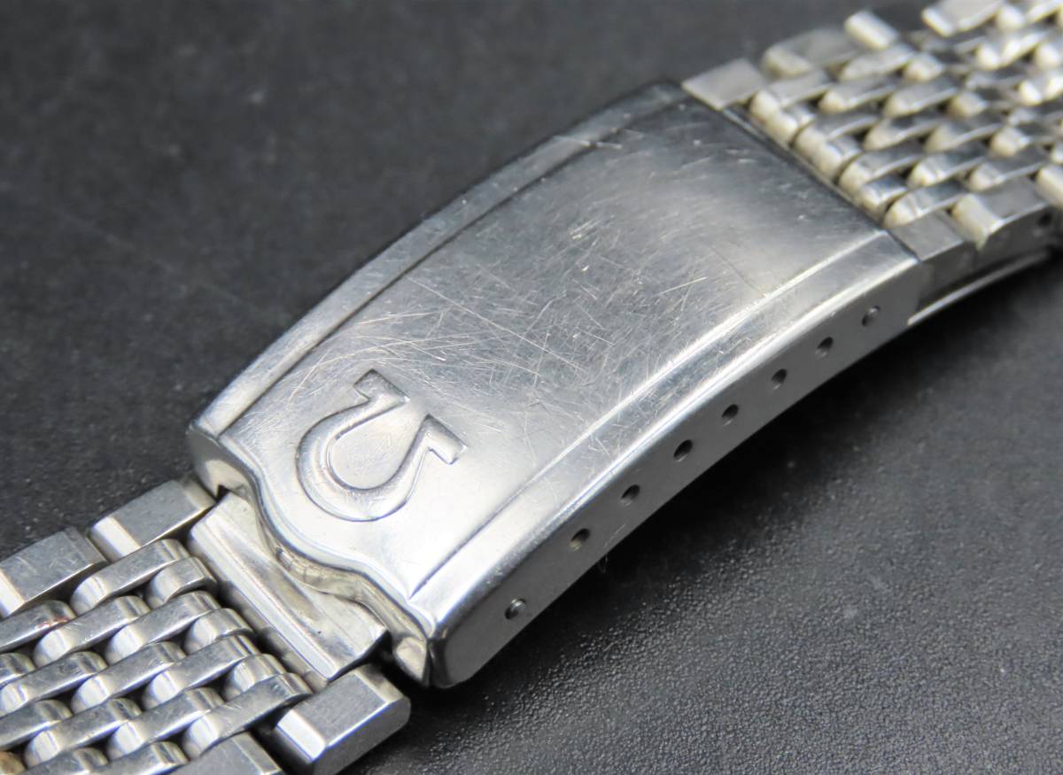 1円～! OMEGA オメガ 純正ブレス 1037 FF570 取付け幅18mm