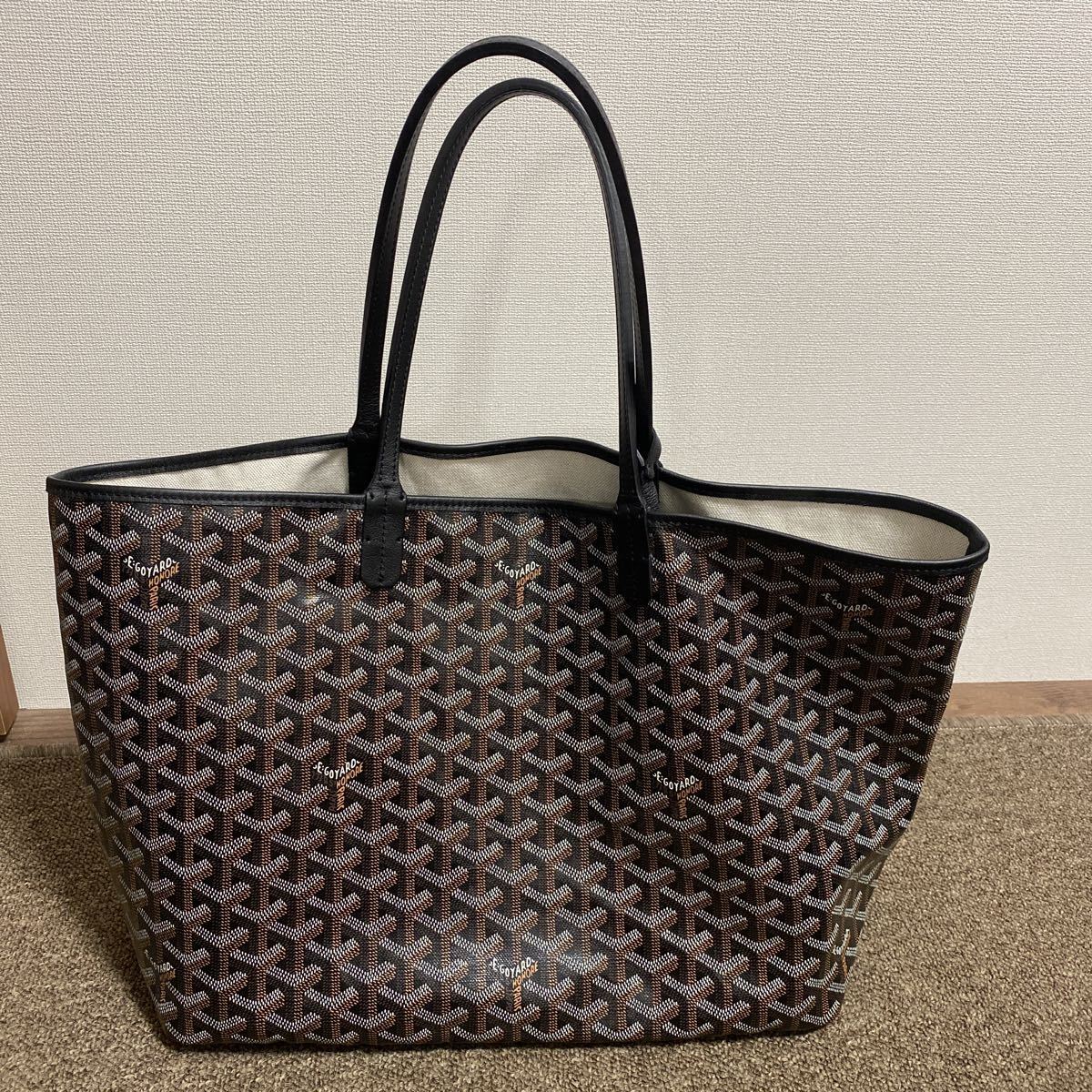 GOYARD ゴヤール サンルイPM トートバッグ ブラック
