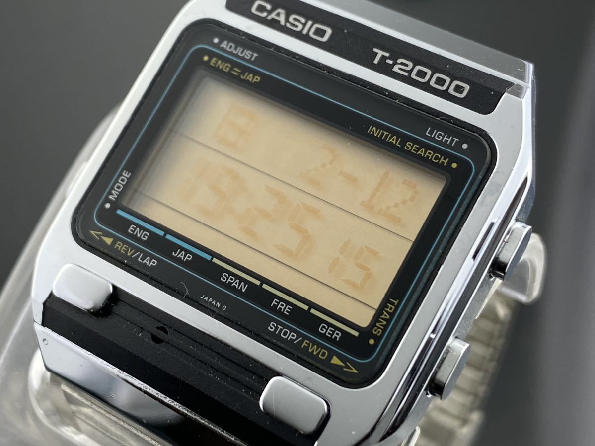 [A1078]1円～☆メンズ腕時計 CASIO カシオ T-2000 動作品 タイプ:デジタル