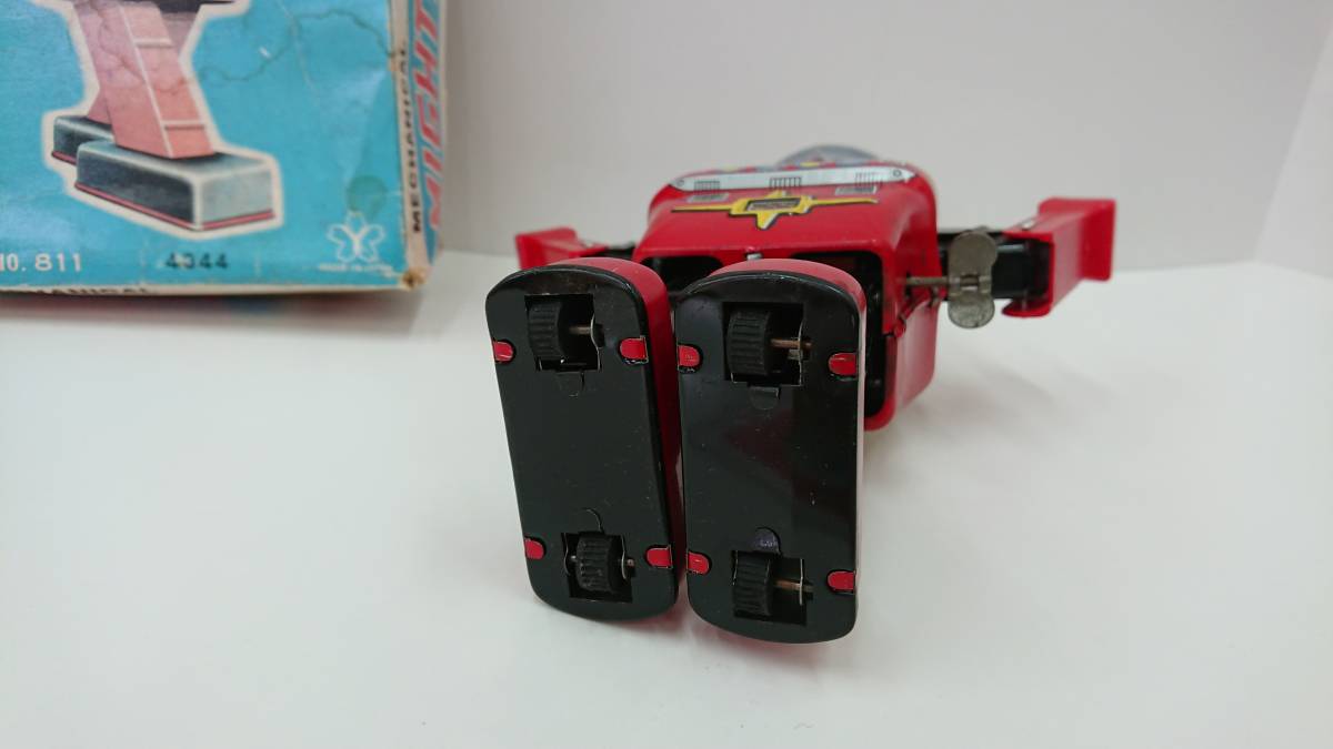 マイティロボット ブリキ ゼンマイ可動式 MECHANICAL MIGHTY ROBOT 
