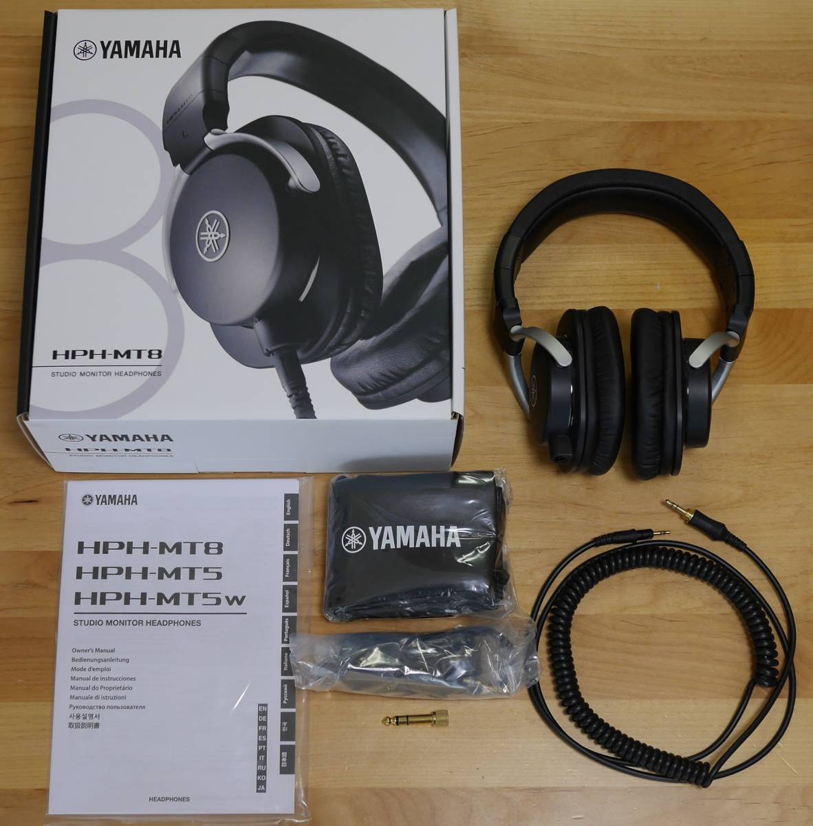 爆買い，100%新品 【中古】YAMAHA スタジオモニターヘッドホン HPH-MT8　元箱付